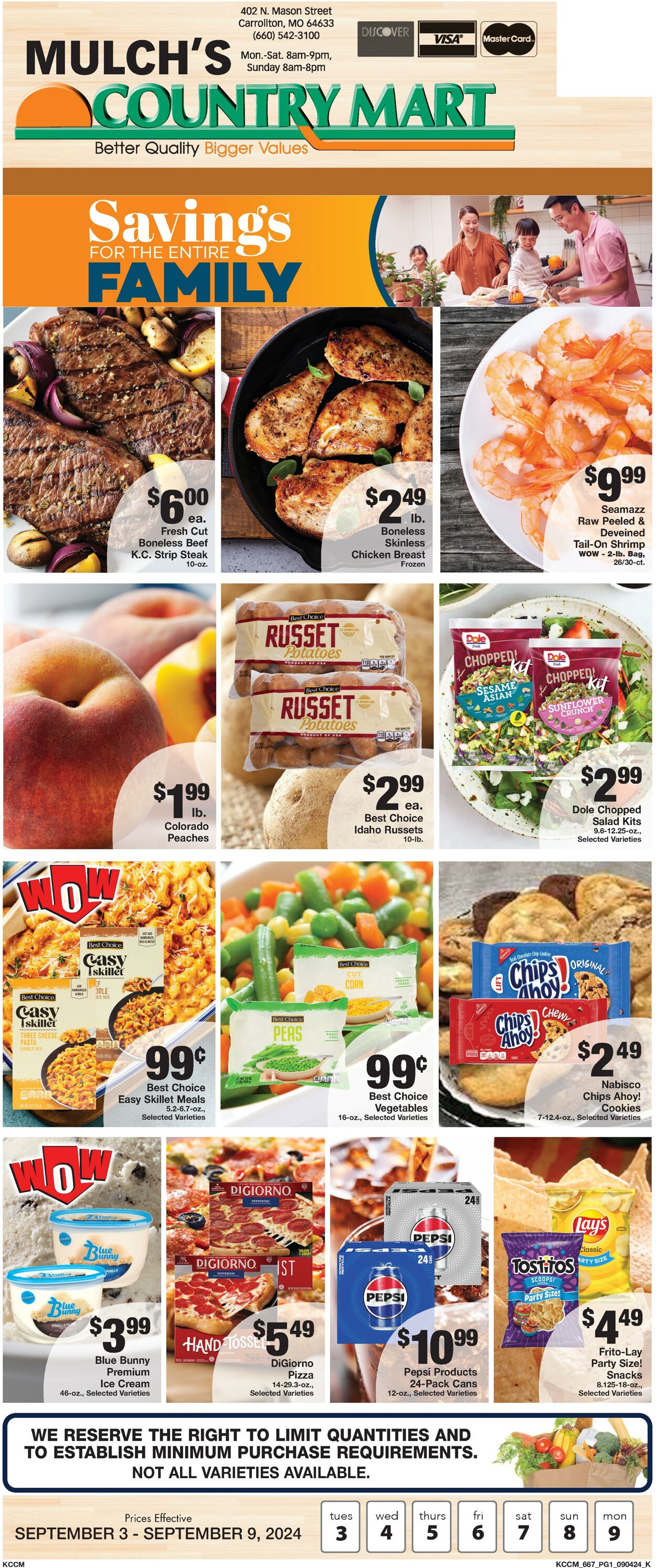 Weekly ad Country Mart 09/03/2024 - 09/09/2024