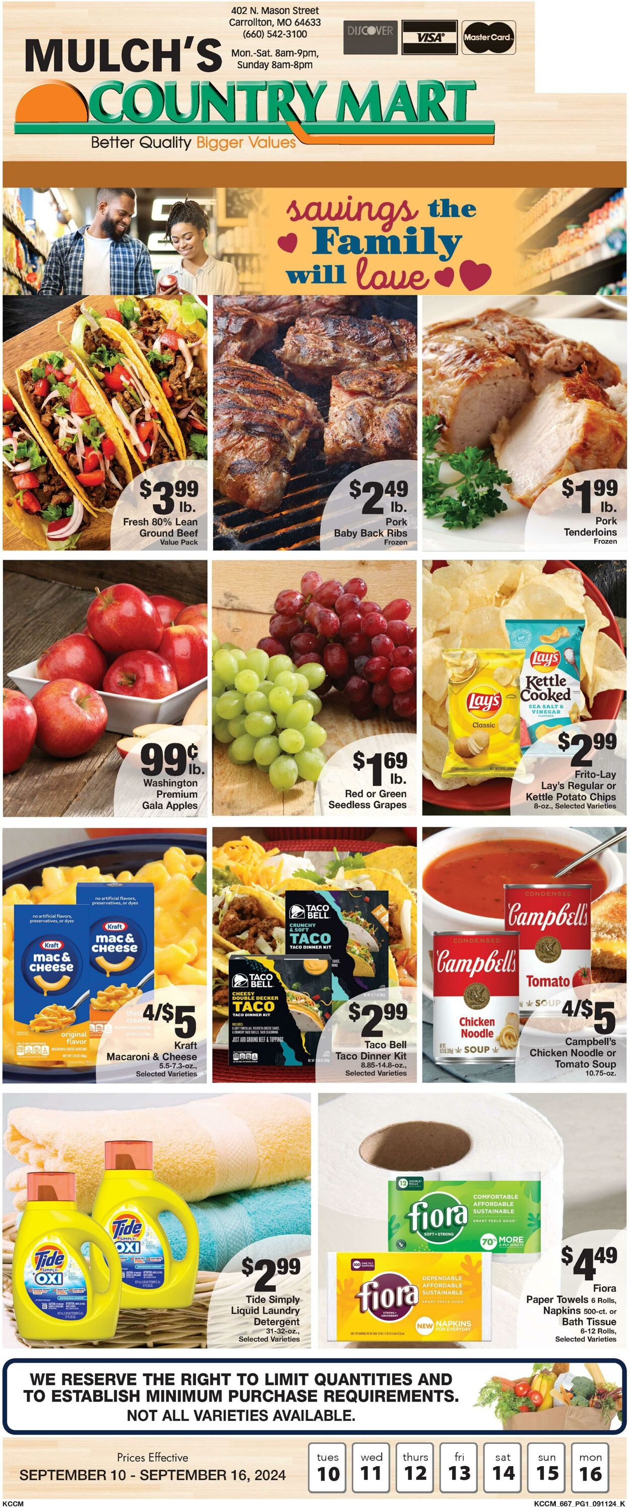 Country Mart Promotional weekly ads