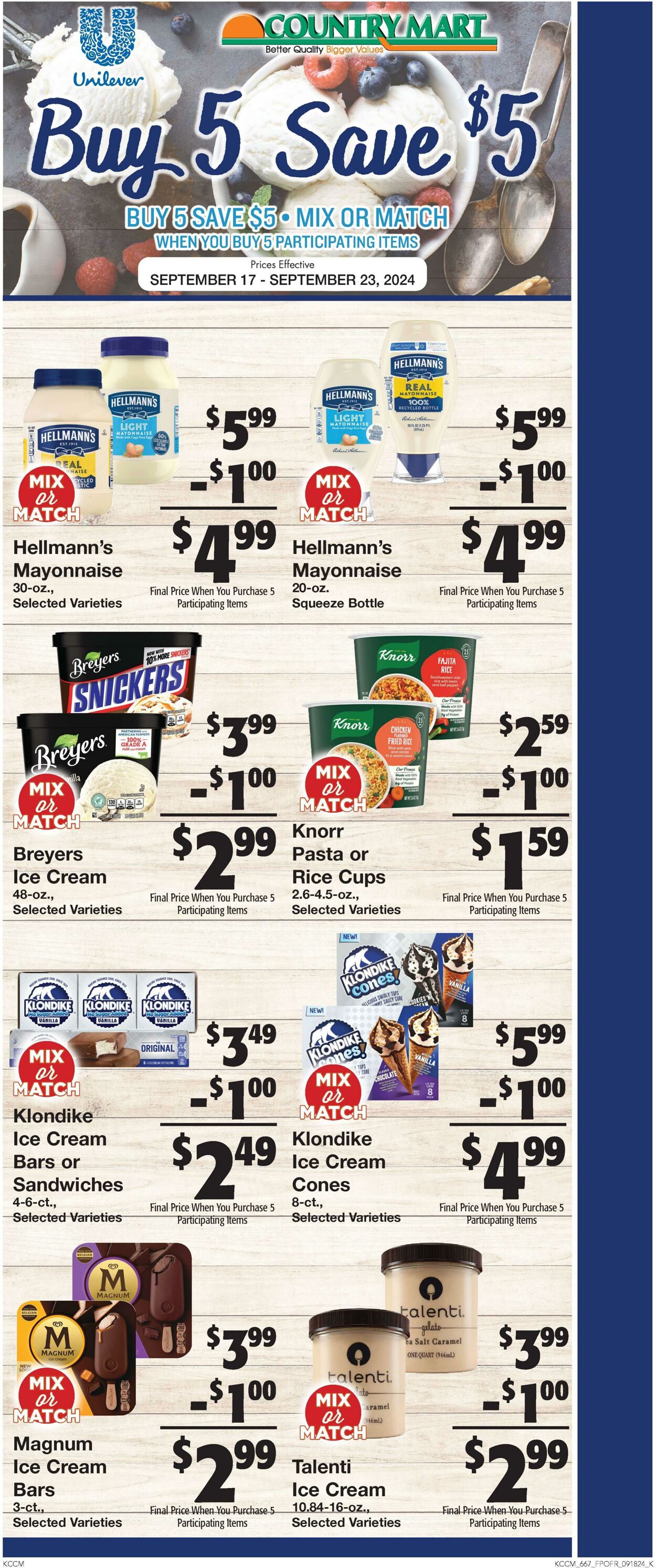 Weekly ad Country Mart 09/17/2024 - 09/23/2024