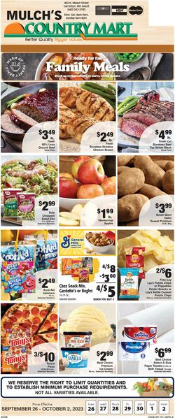 Weekly ad Country Mart 09/26/2023 - 10/02/2023