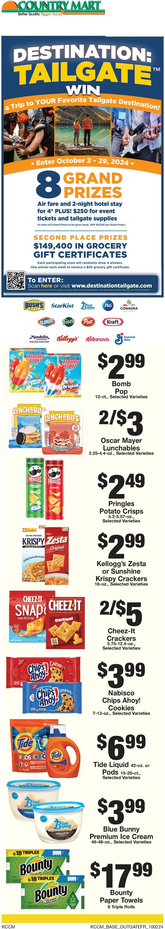 Weekly ad Country Mart 10/01/2024 - 10/07/2024