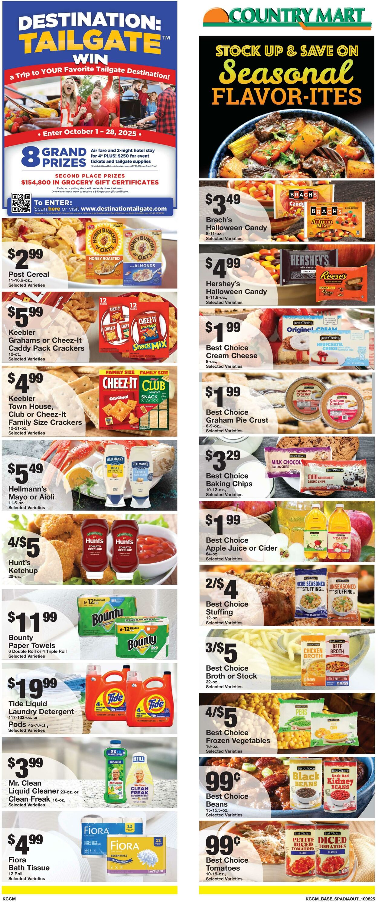 Weekly ad Country Mart 10/07/2025 - 10/13/2025