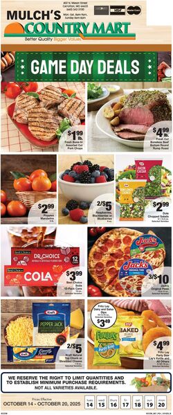 Weekly ad Country Mart 10/14/2025 - 10/20/2025