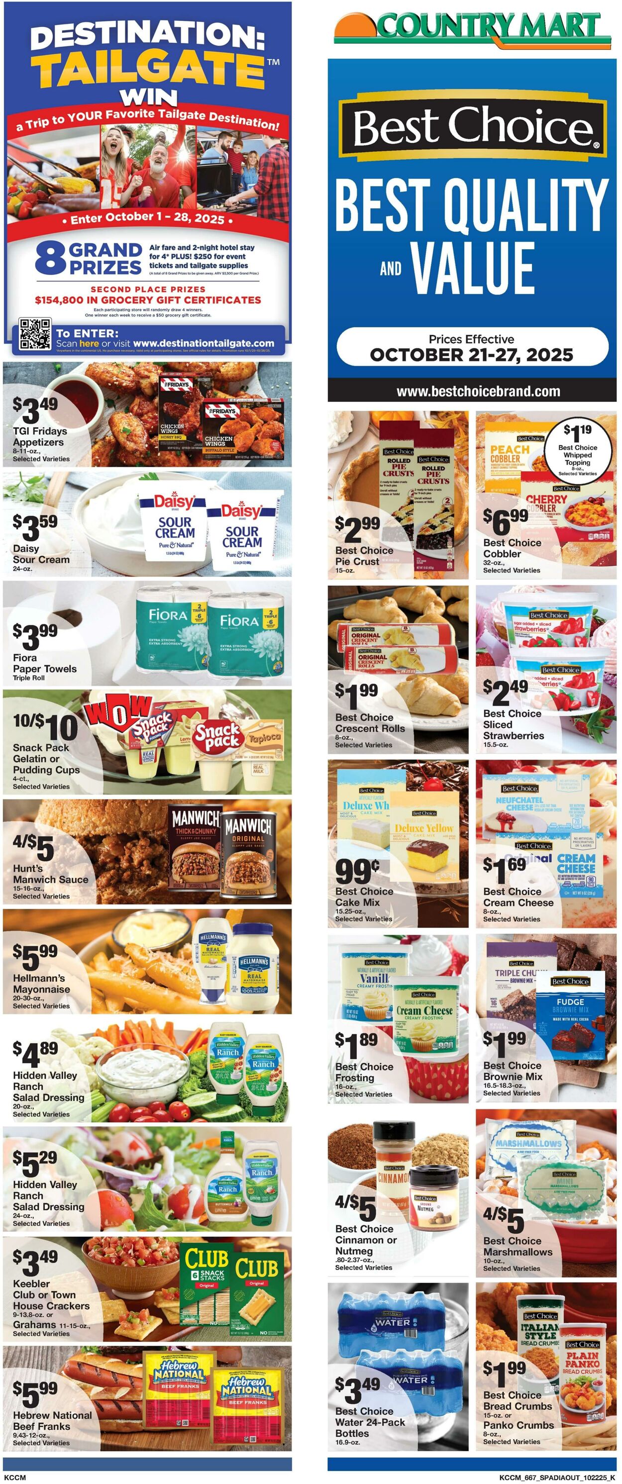 Weekly ad Country Mart 10/21/2025 - 10/27/2025