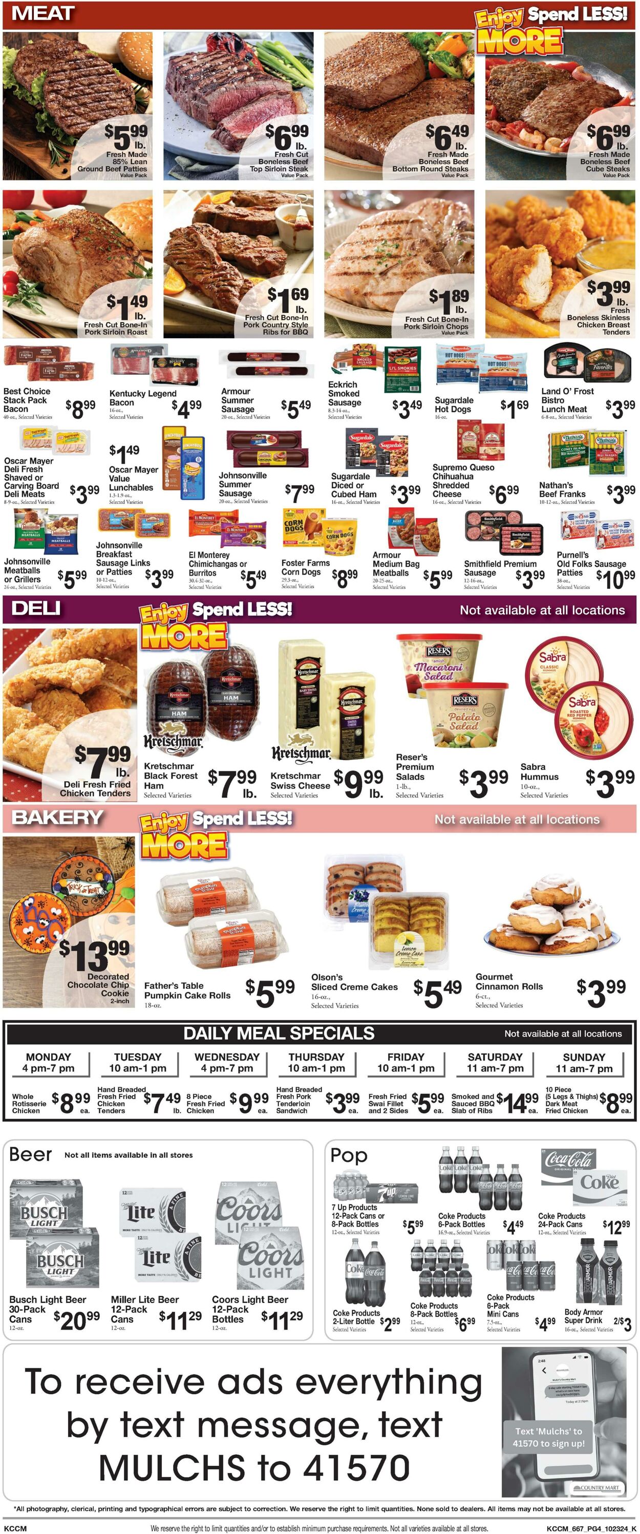 Weekly ad Country Mart 10/22/2024 - 10/28/2024