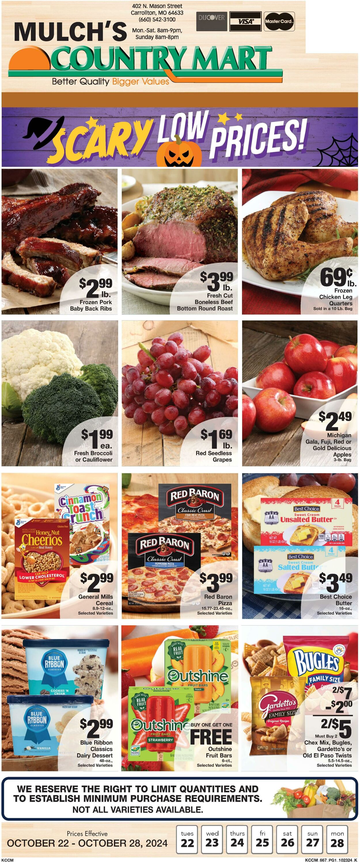 Weekly ad Country Mart 10/22/2024 - 10/28/2024