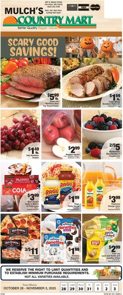 Weekly ad Country Mart 10/28/2025 - 11/03/2025