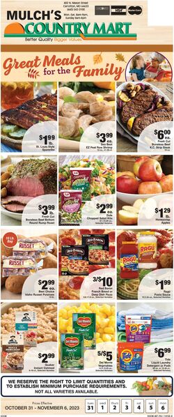 Weekly ad Country Mart 10/31/2023 - 11/06/2023