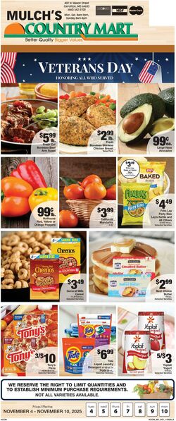 Weekly ad Country Mart 11/04/2025 - 11/10/2025