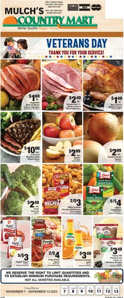 Weekly ad Country Mart 11/07/2023 - 11/13/2023
