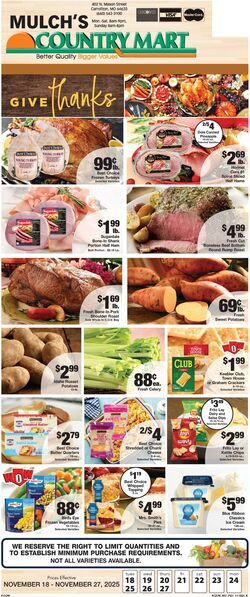 Weekly ad Country Mart 11/18/2025 - 11/24/2025