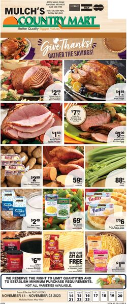 Weekly ad Country Mart 11/21/2023 - 11/23/2023