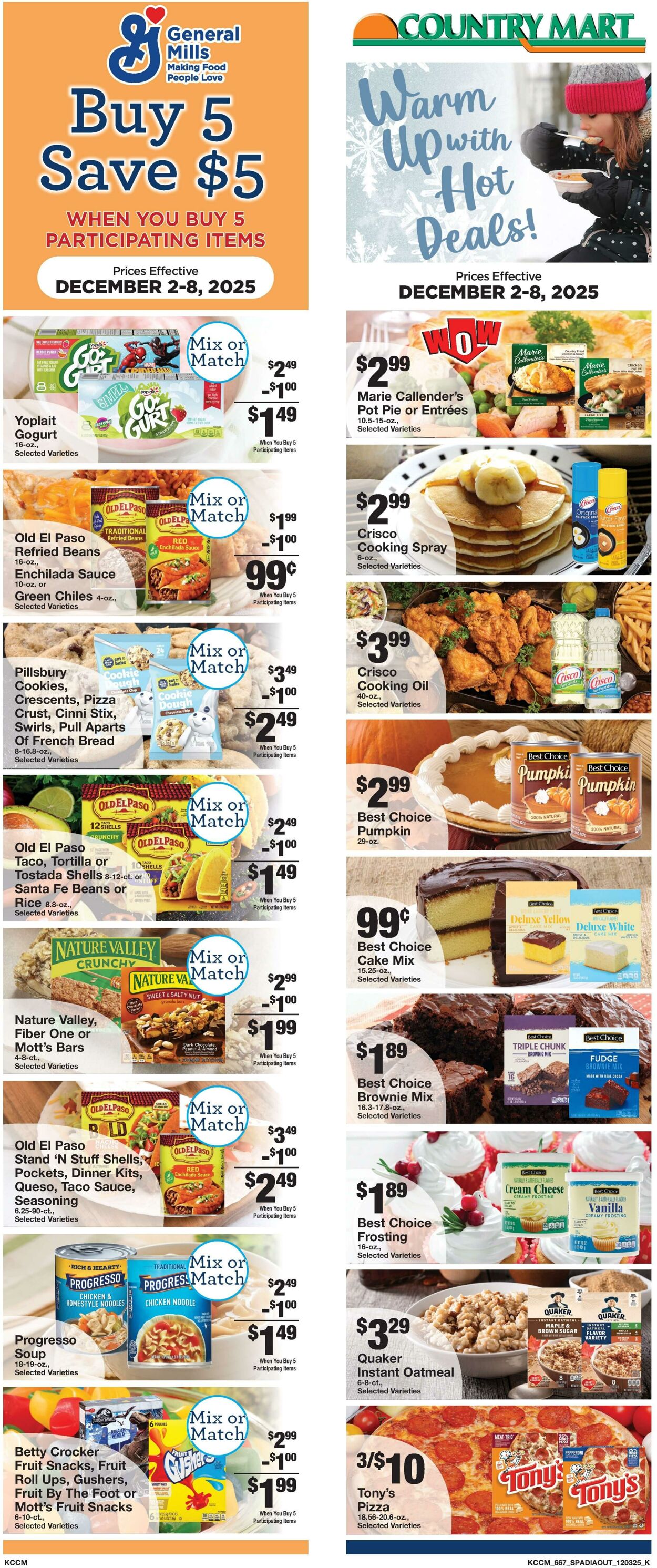 Weekly ad Country Mart 12/02/2025 - 12/08/2025