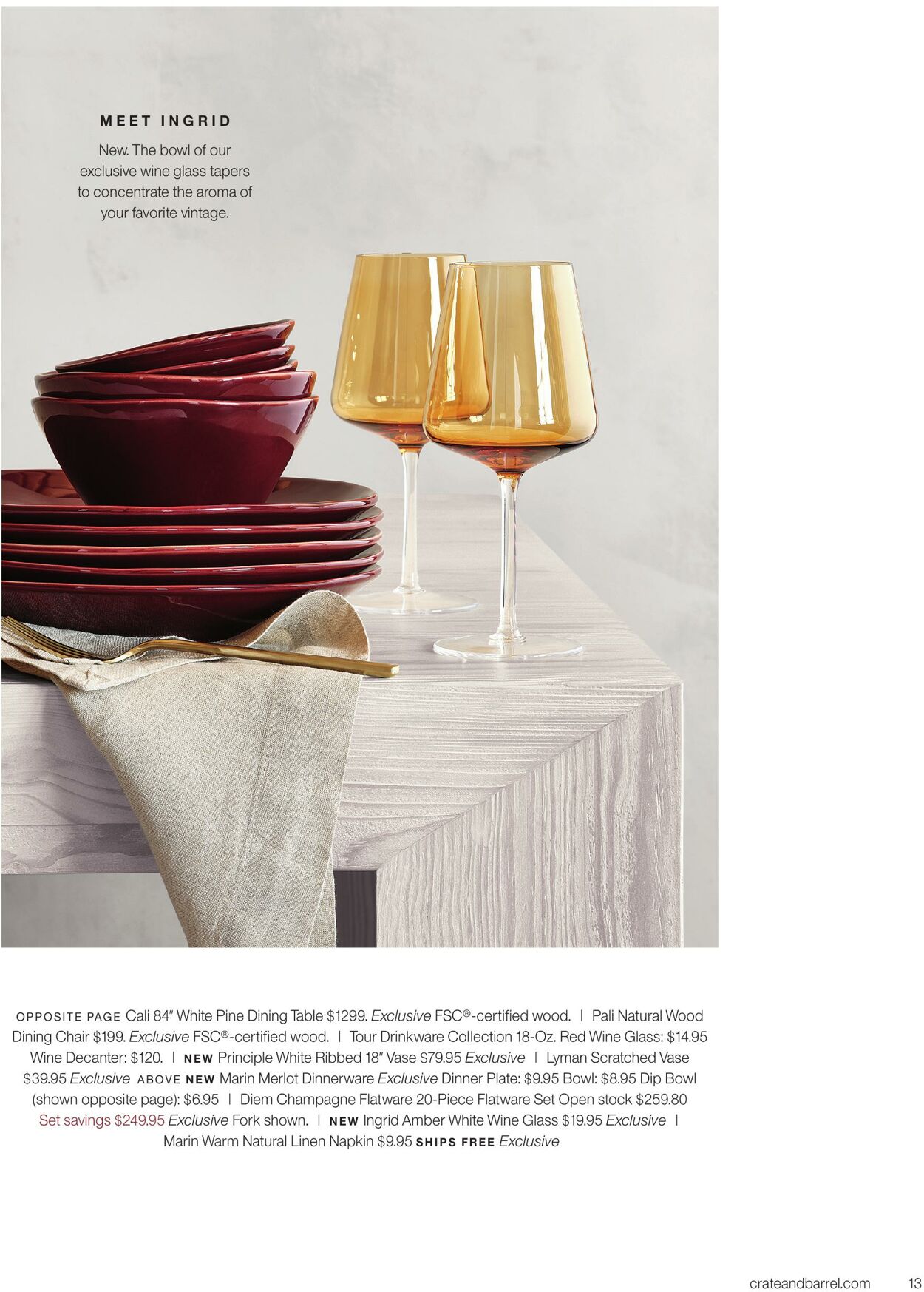 Weekly ad Crate & Barrel 09/23/2022 - 12/22/2022