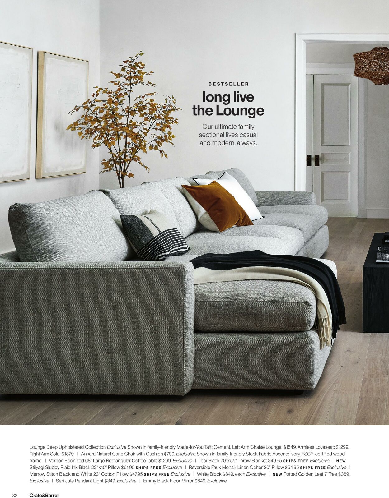 Weekly ad Crate & Barrel 09/23/2022 - 12/22/2022