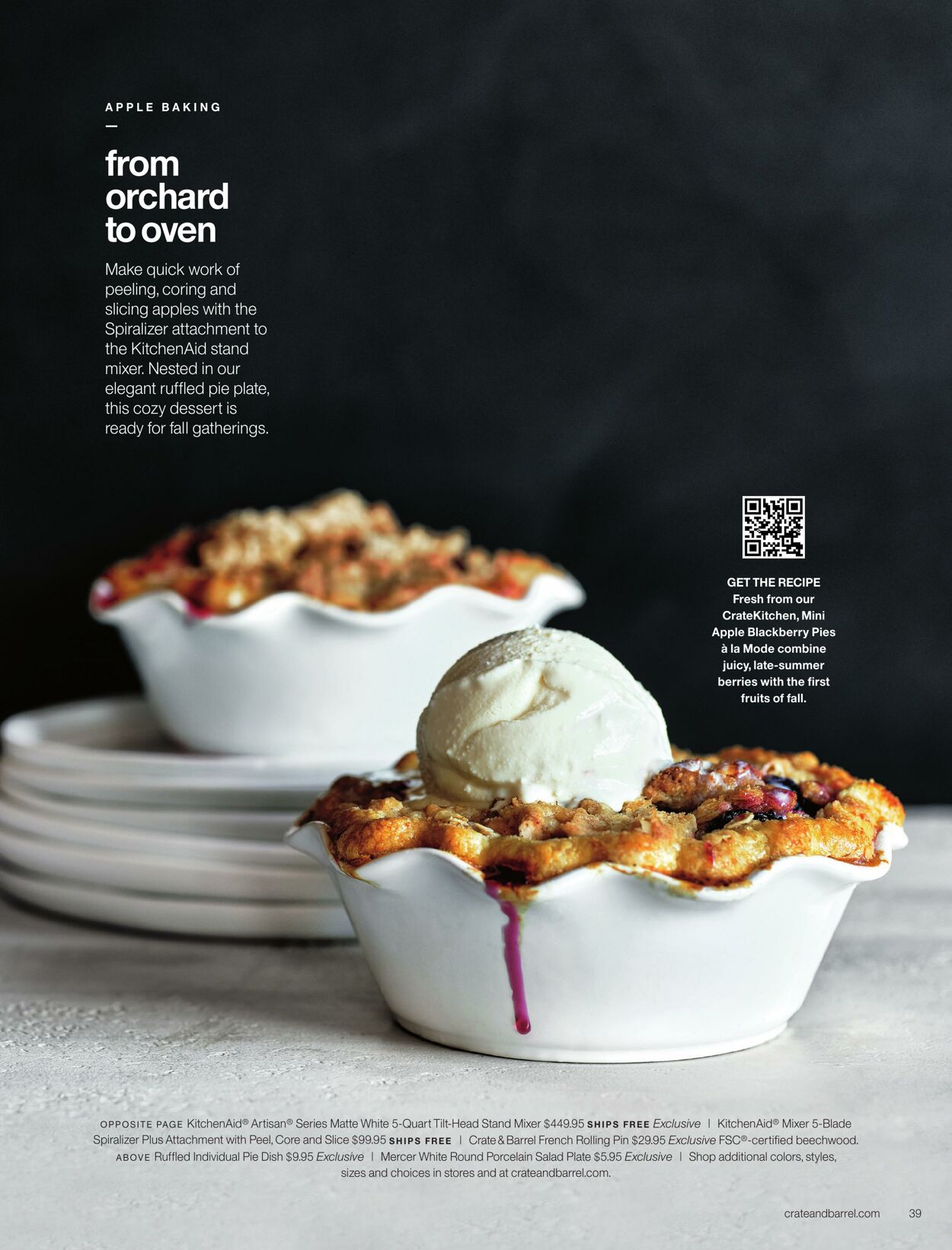 Weekly ad Crate & Barrel 09/28/2023 - 11/28/2023