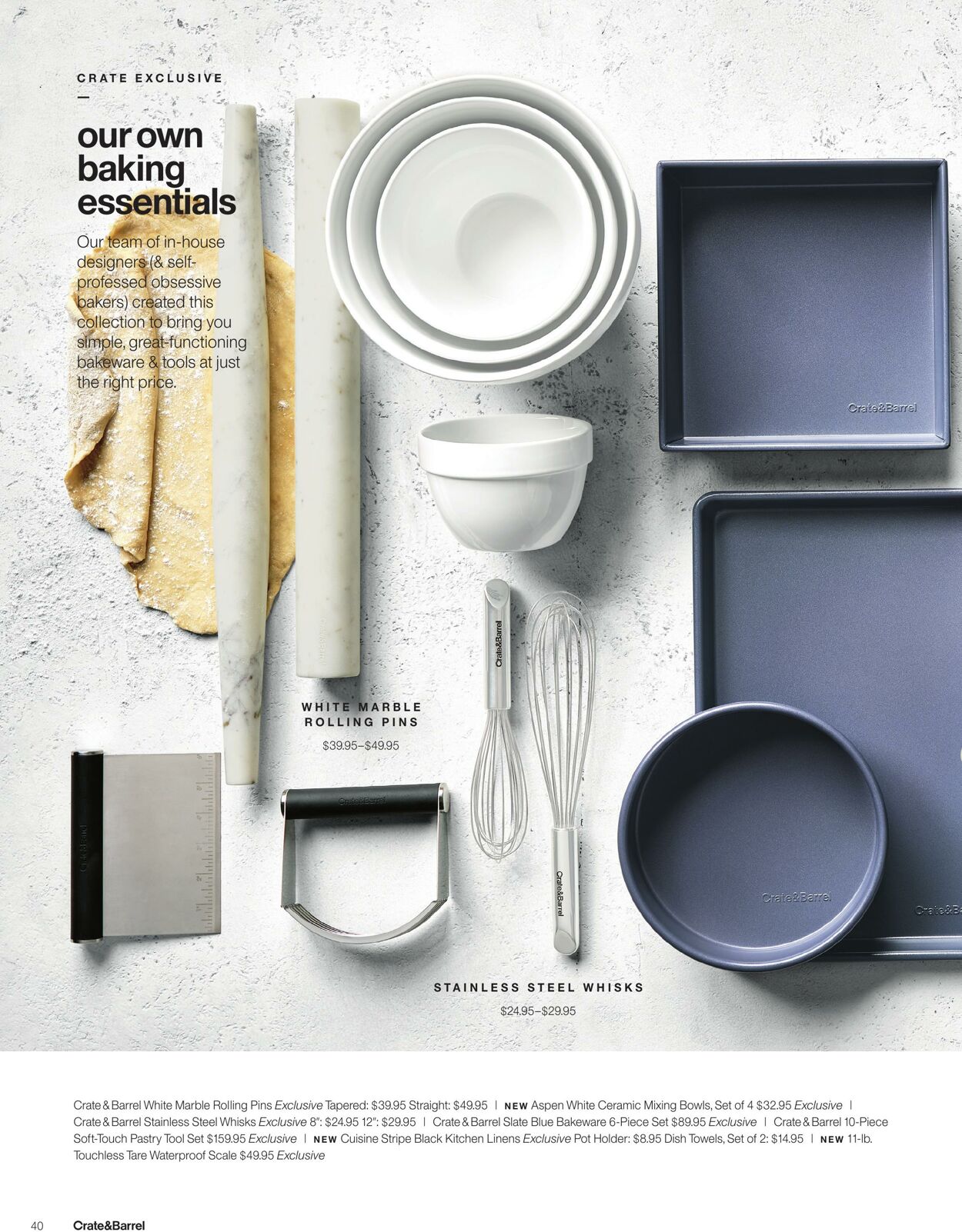 Weekly ad Crate & Barrel 09/28/2023 - 11/28/2023