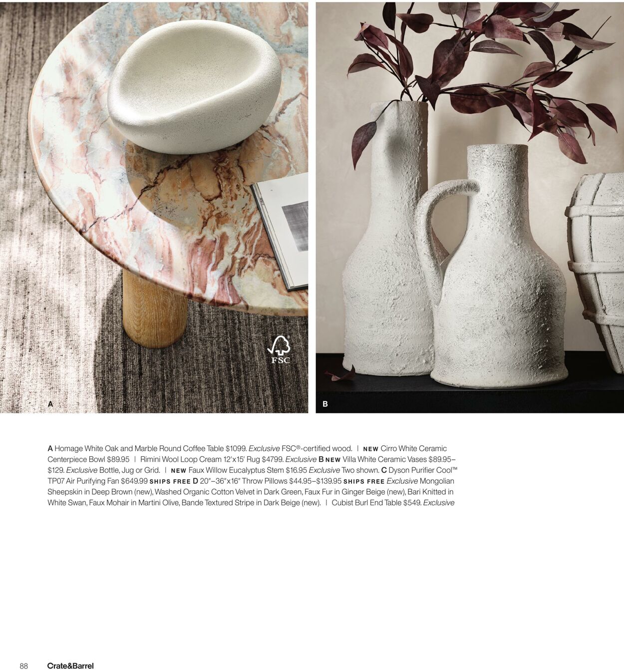 Weekly ad Crate & Barrel 09/28/2023 - 11/28/2023