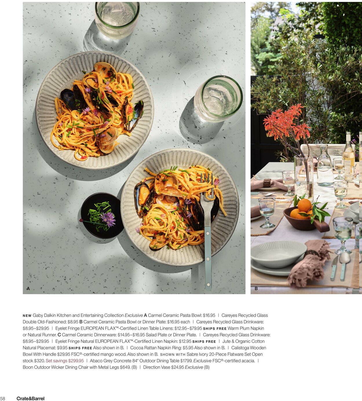 Weekly ad Crate & Barrel 08/28/2024 - 12/28/2024