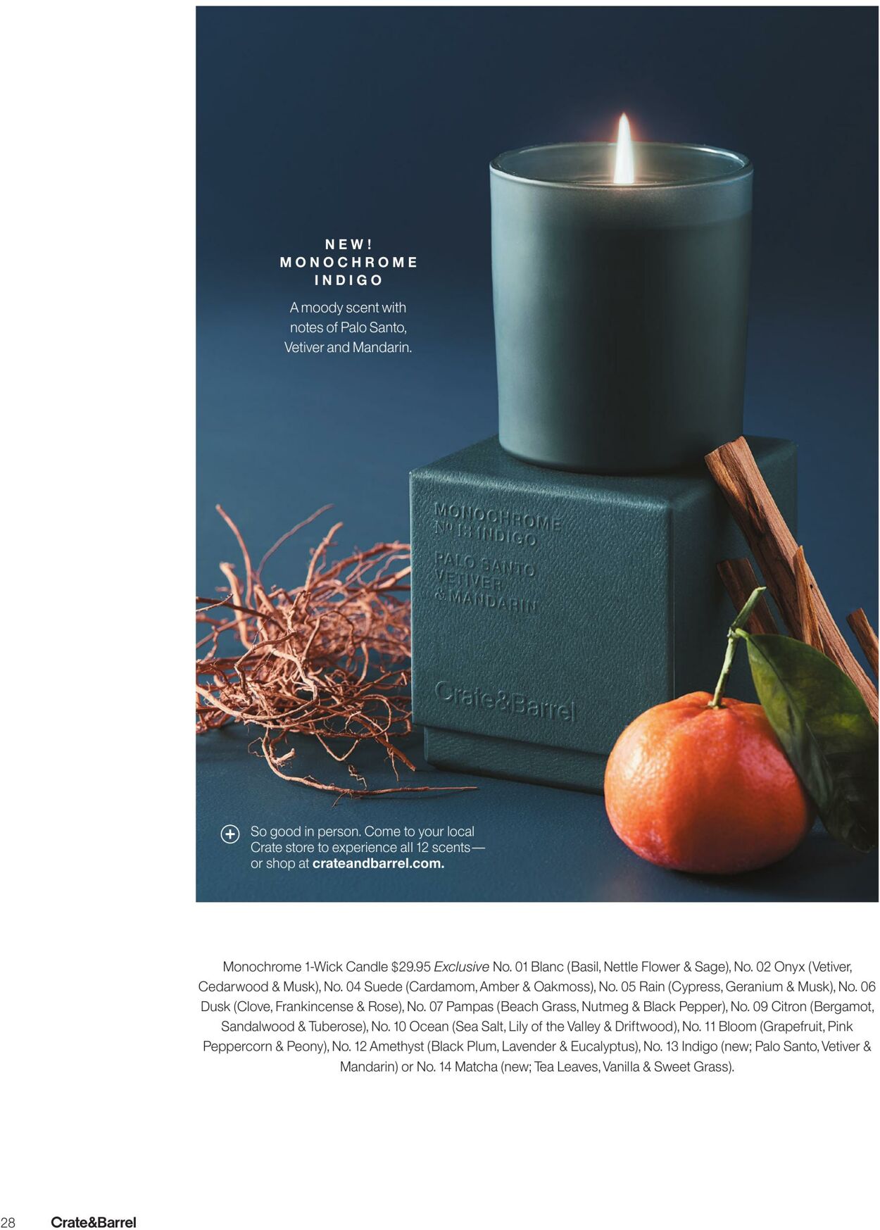 Weekly ad Crate & Barrel 08/28/2024 - 12/28/2024