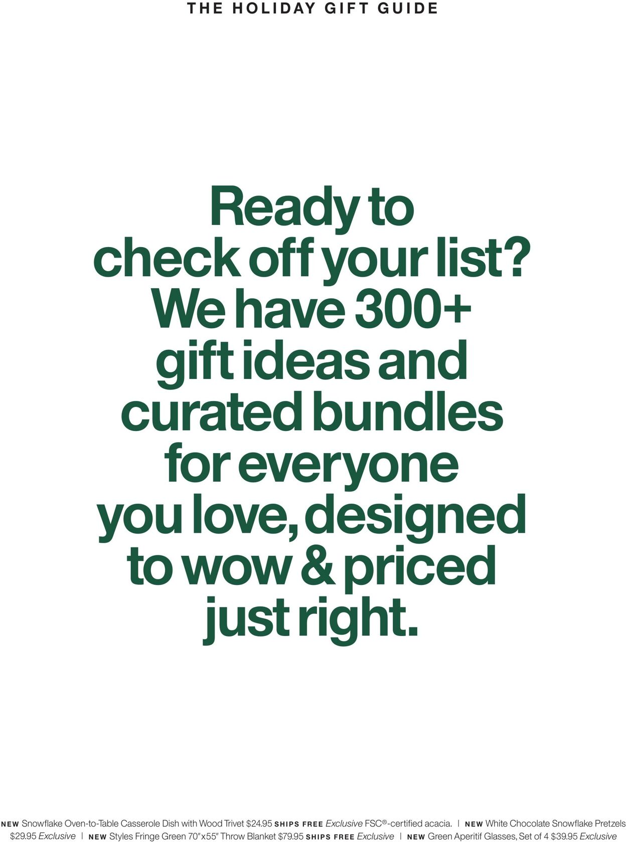 Weekly ad Crate & Barrel 12/04/2023 - 02/29/2024