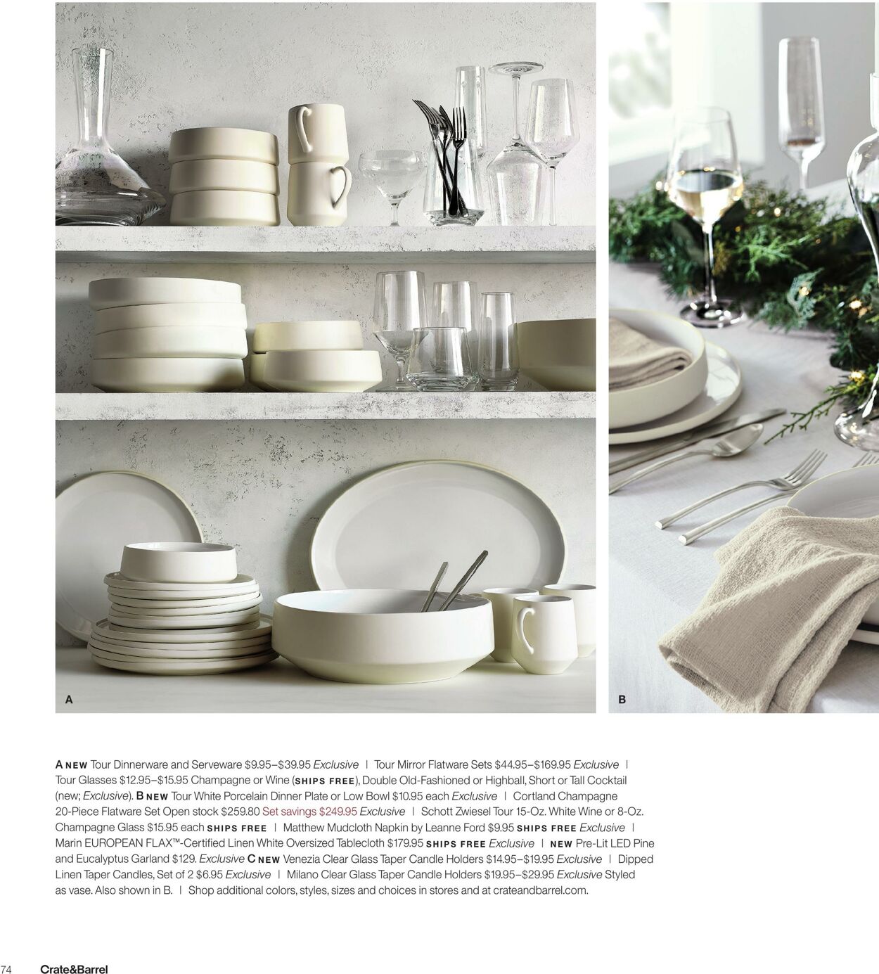 Weekly ad Crate & Barrel 11/01/2023 - 12/31/2023