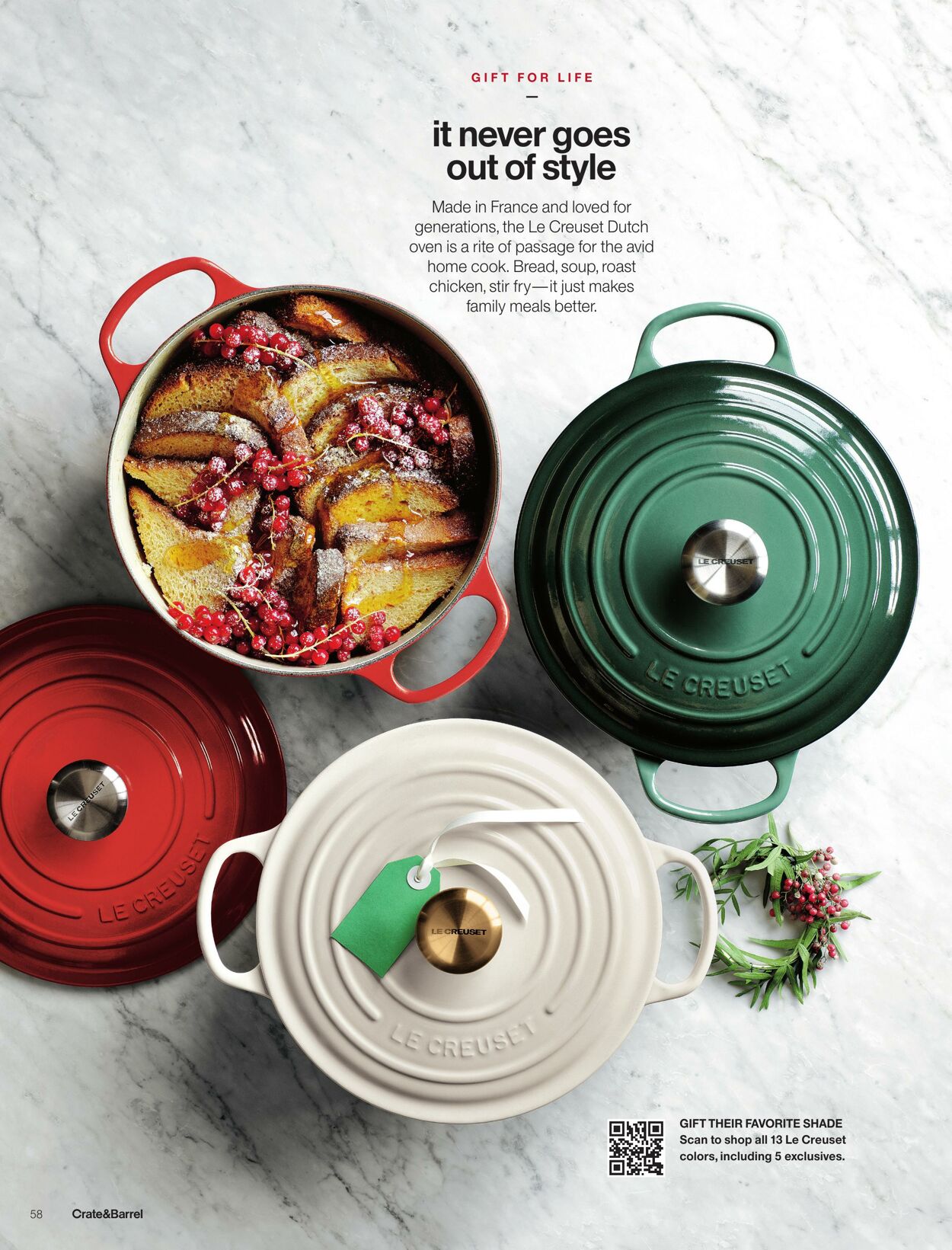 Weekly ad Crate & Barrel 11/01/2022 - 12/31/2022