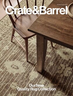 Weekly ad Crate & Barrel 08/28/2024 - 11/28/2024