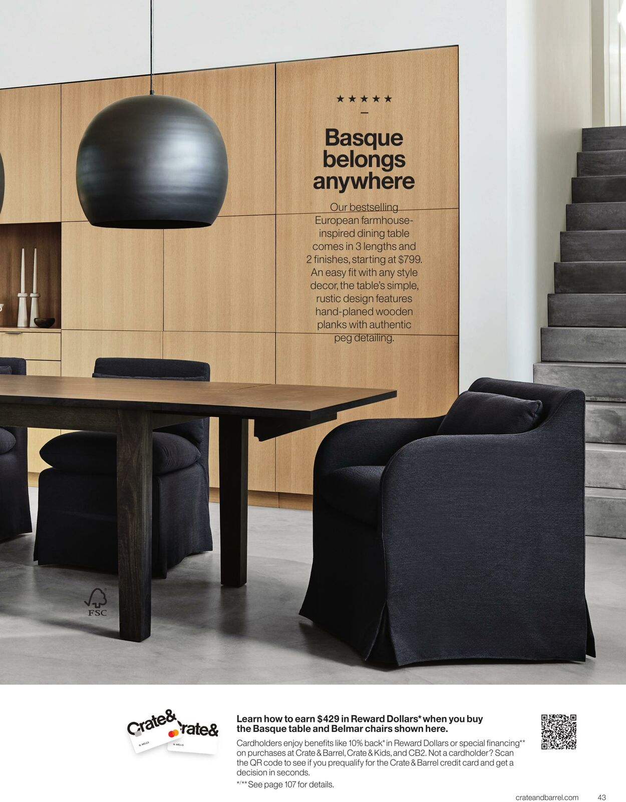 Weekly ad Crate & Barrel 04/08/2024 - 05/31/2024