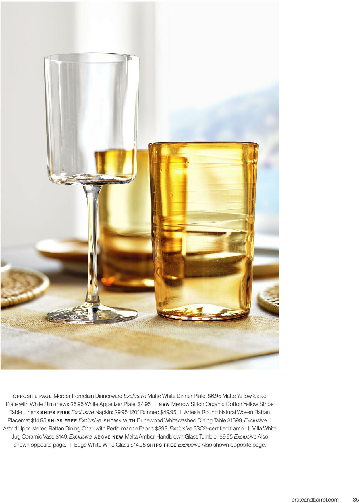 Weekly ad Crate & Barrel 04/08/2024 - 05/31/2024