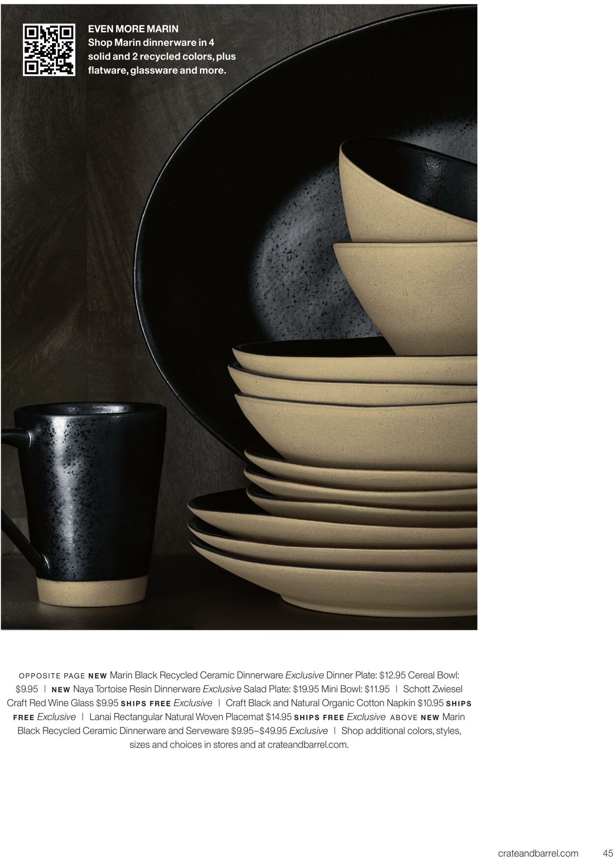 Weekly ad Crate & Barrel 04/08/2024 - 05/31/2024