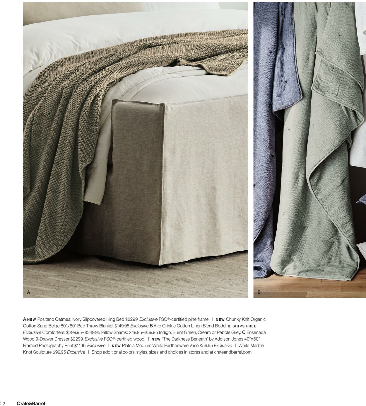 Weekly ad Crate & Barrel 04/08/2024 - 05/31/2024