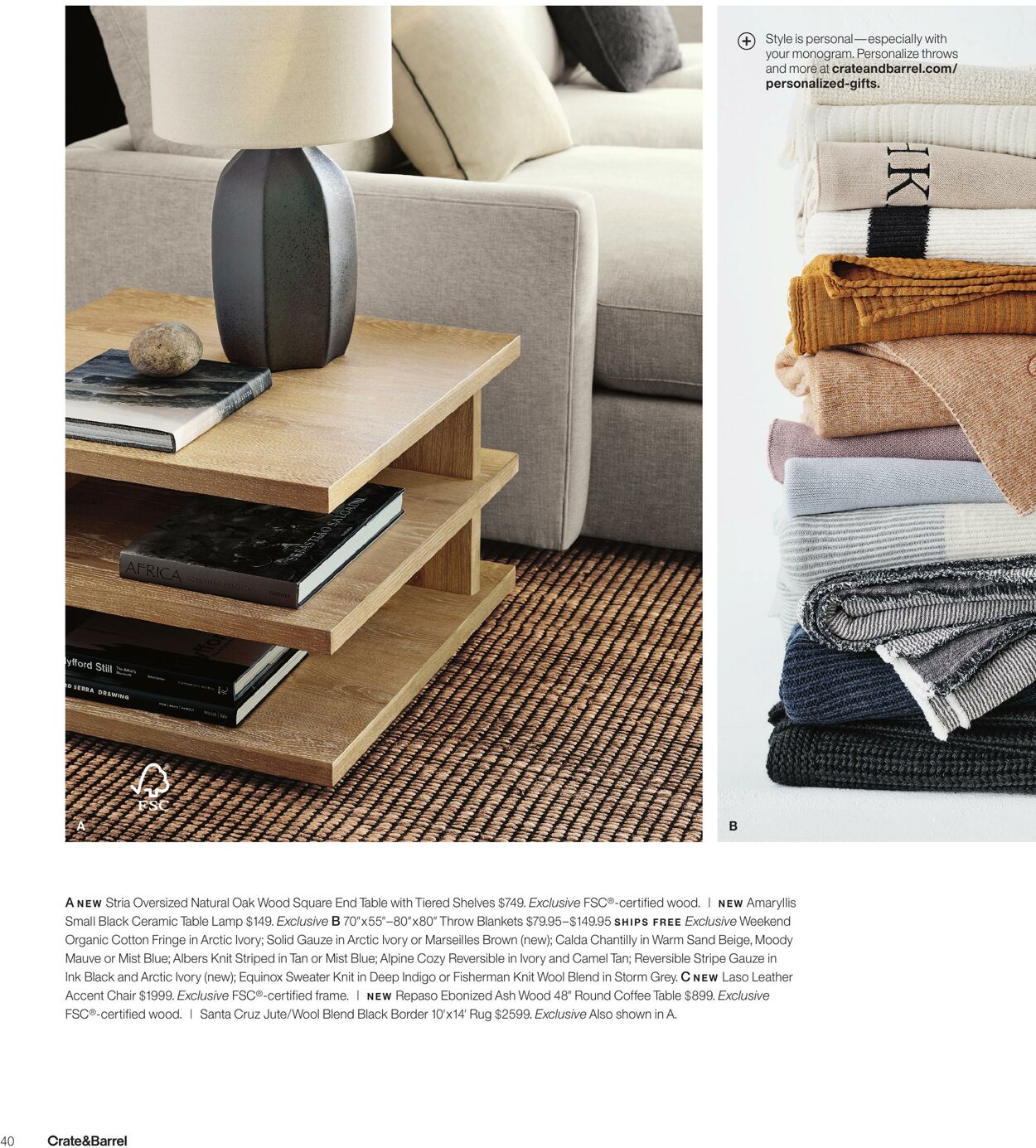 Weekly ad Crate & Barrel 04/08/2024 - 05/31/2024