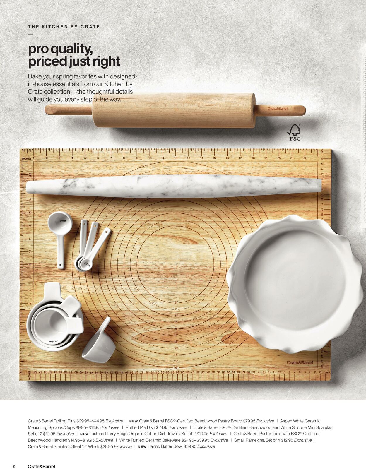 Weekly ad Crate & Barrel 04/08/2024 - 05/31/2024