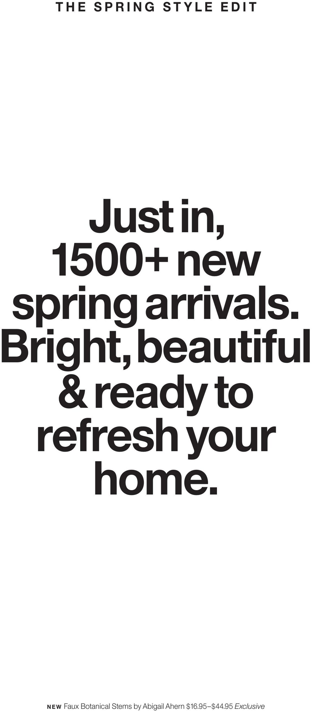 Weekly ad Crate & Barrel 04/16/2025 - 04/30/2025