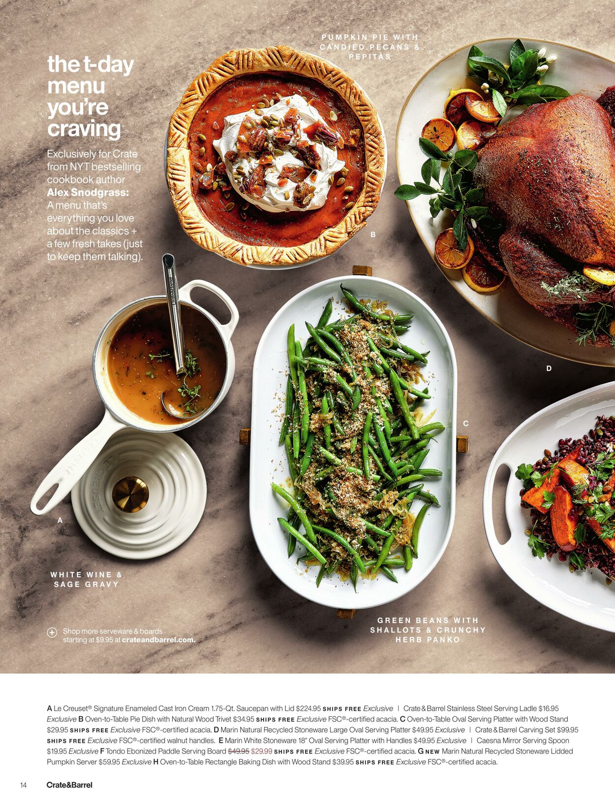 Weekly ad Crate & Barrel 11/04/2024 - 01/01/2025