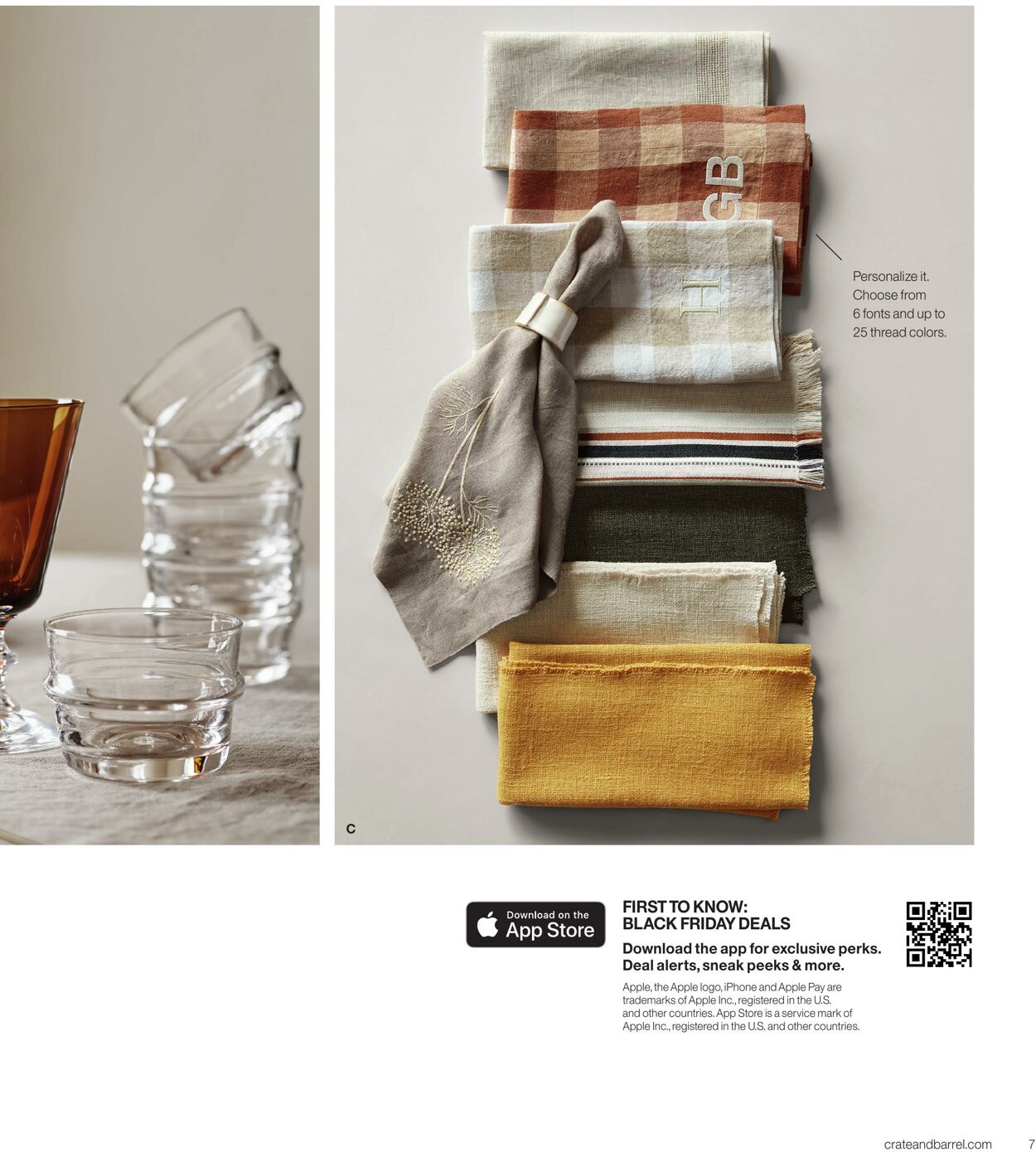 Weekly ad Crate & Barrel 11/04/2024 - 01/01/2025