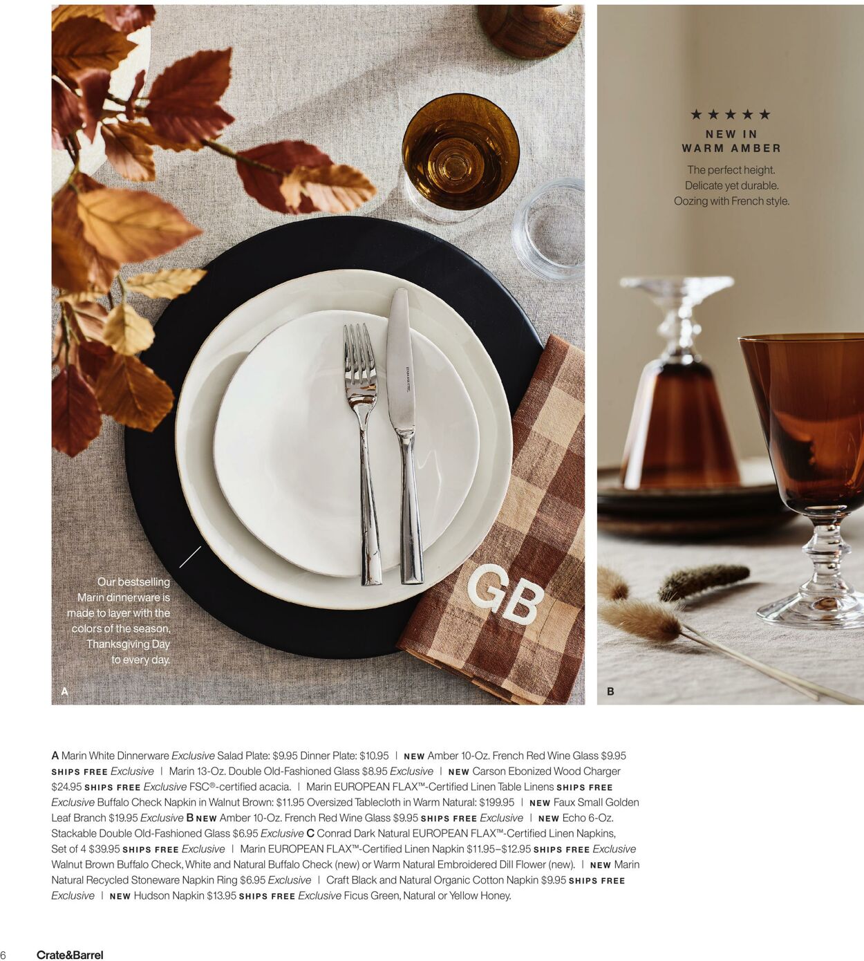 Weekly ad Crate & Barrel 11/04/2024 - 01/01/2025