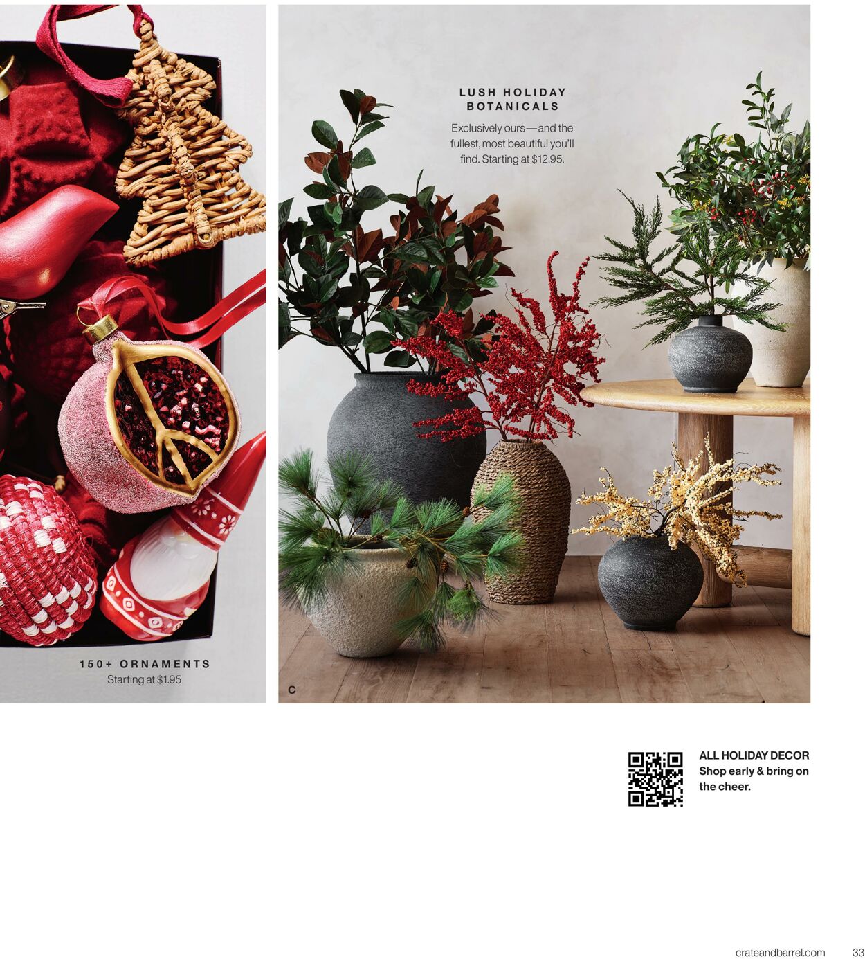 Weekly ad Crate & Barrel 11/04/2024 - 01/01/2025