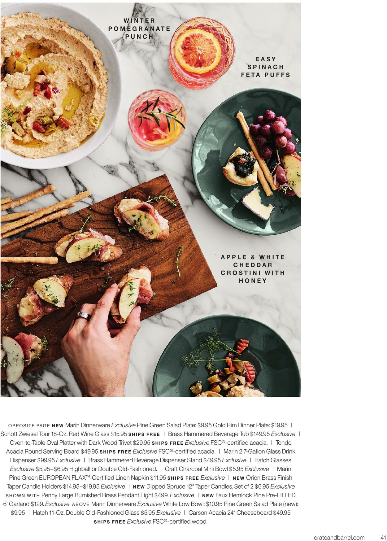 Weekly ad Crate & Barrel 11/04/2024 - 01/01/2025