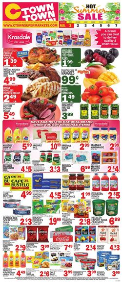 Weekly ad CTown 08/01/2025 - 08/07/2025