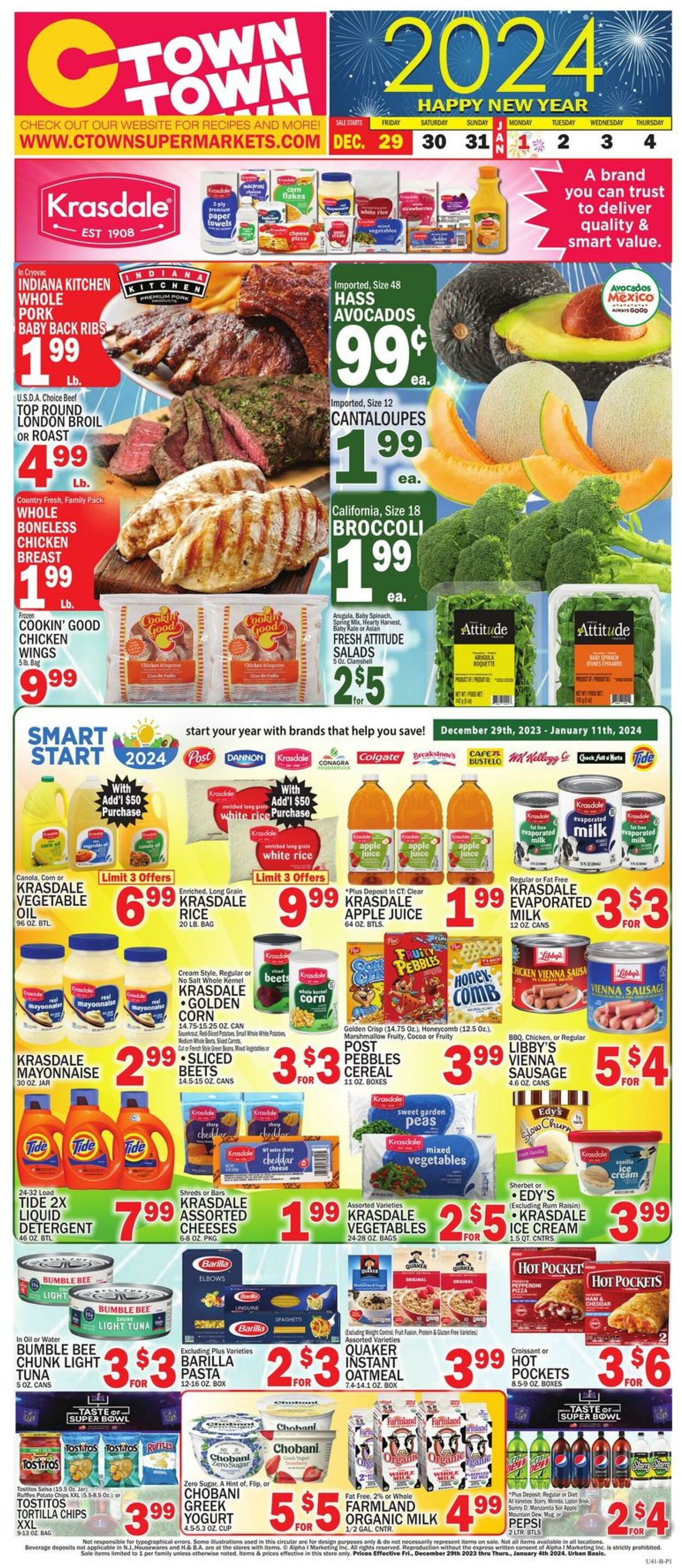 Weekly ad CTown 12/29/2023 - 01/04/2024