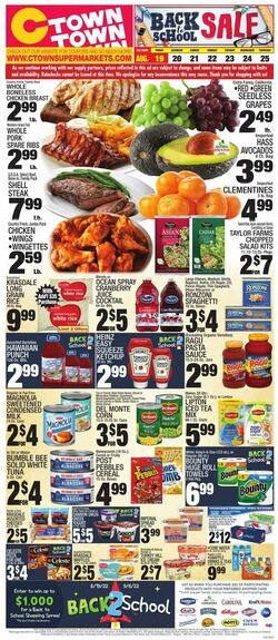 Weekly ad CTown 08/19/2022-08/25/2022