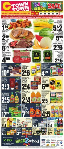 Weekly ad CTown 08/26/2022-09/01/2022