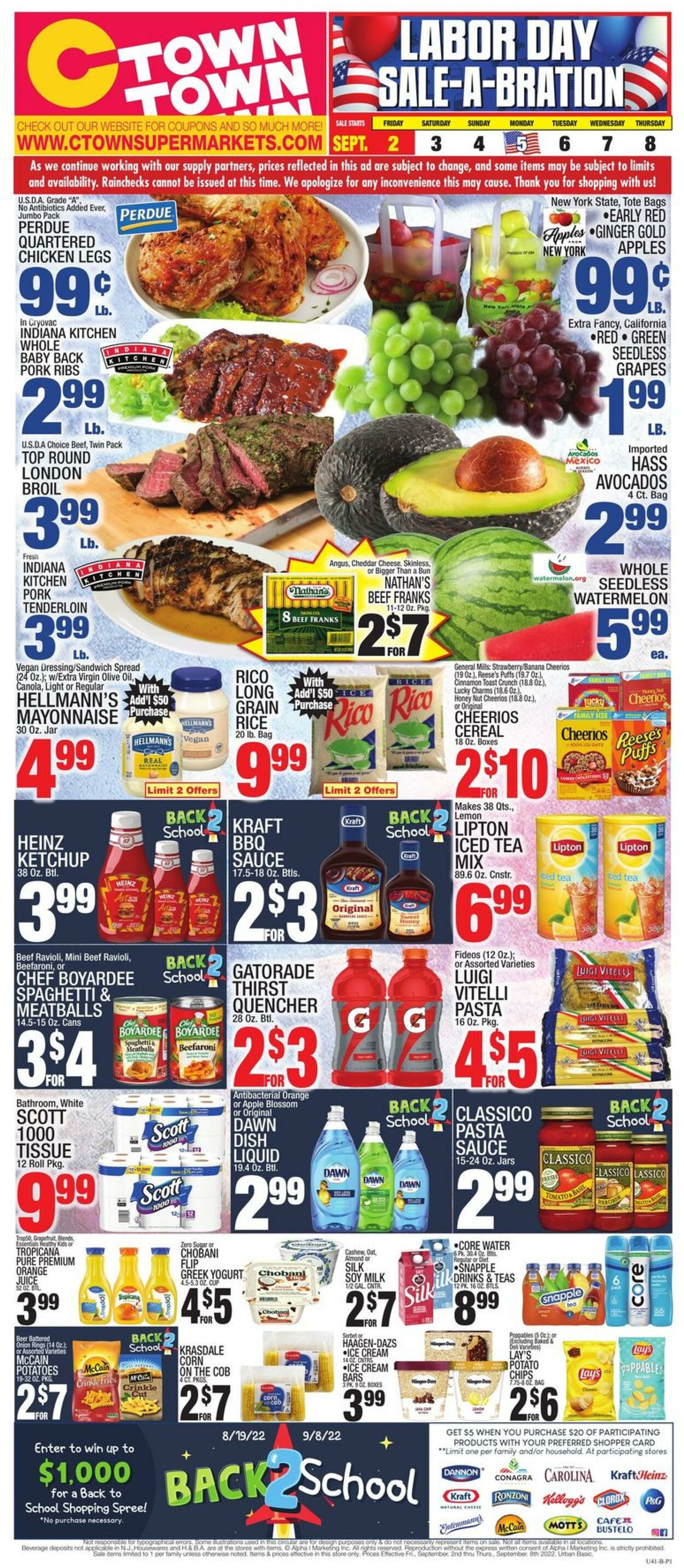 Weekly ad CTown 09/02/2022 - 09/08/2022