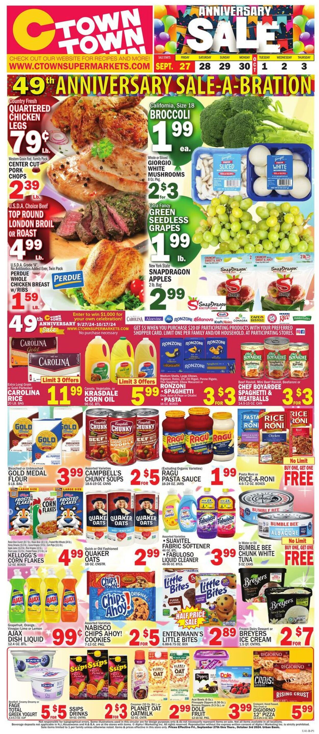 Weekly ad CTown 09/27/2024 - 10/03/2024