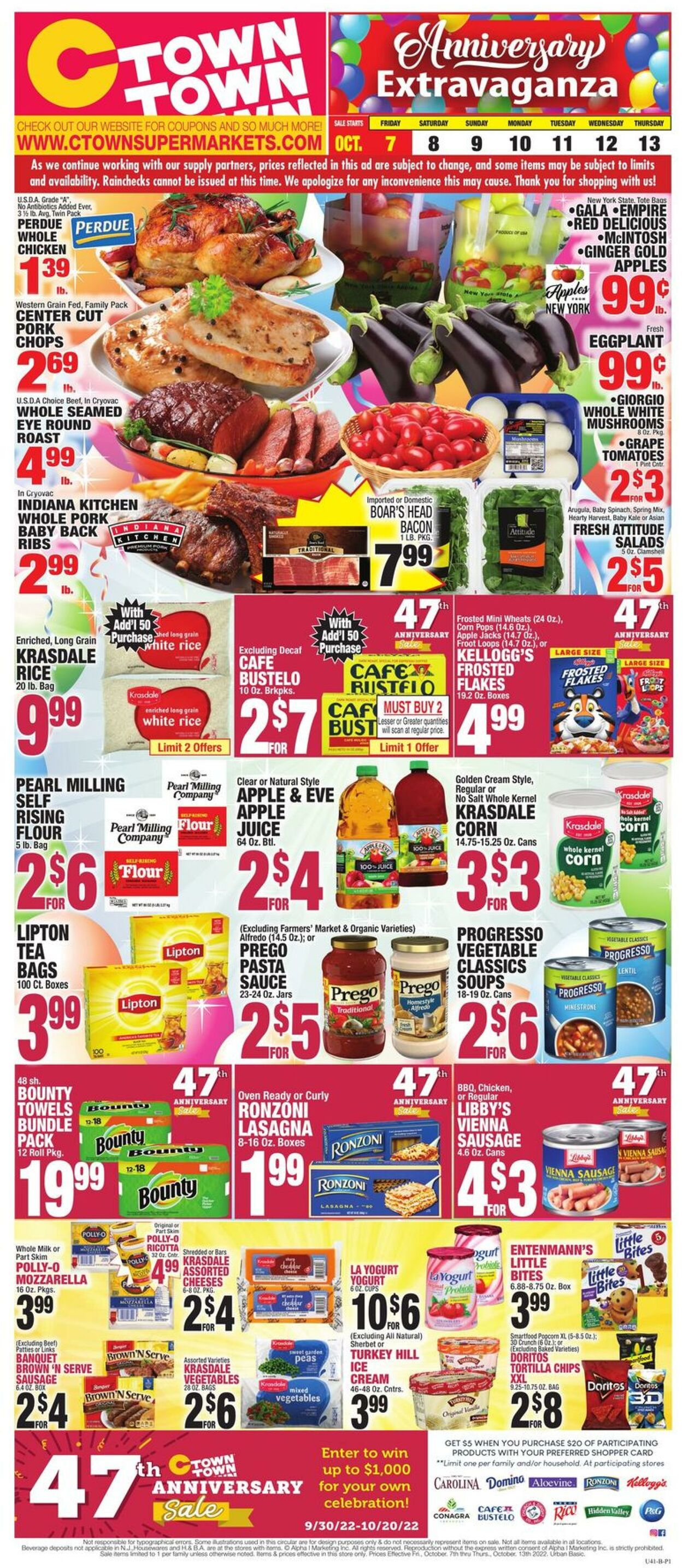 Weekly ad CTown 10/07/2022 - 10/13/2022