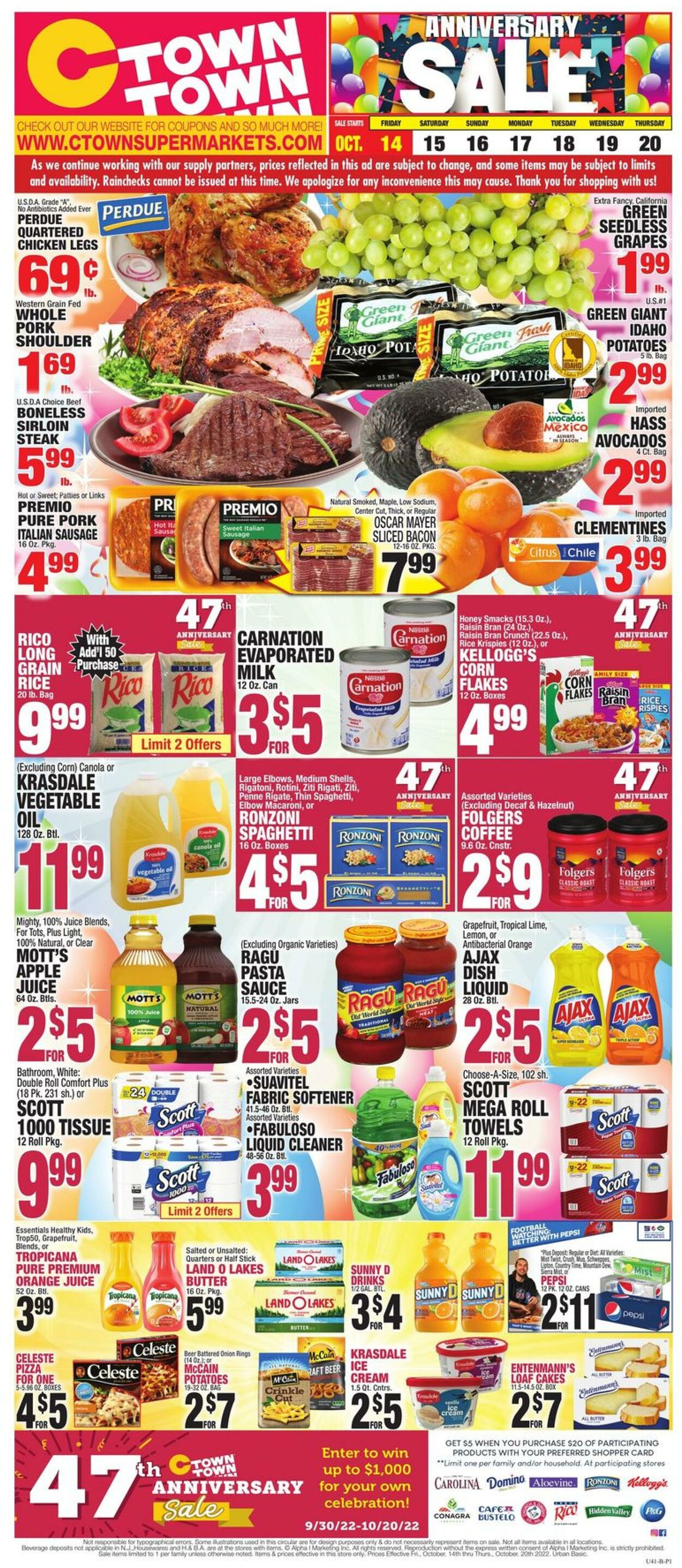 Weekly ad CTown 10/14/2022 - 10/20/2022