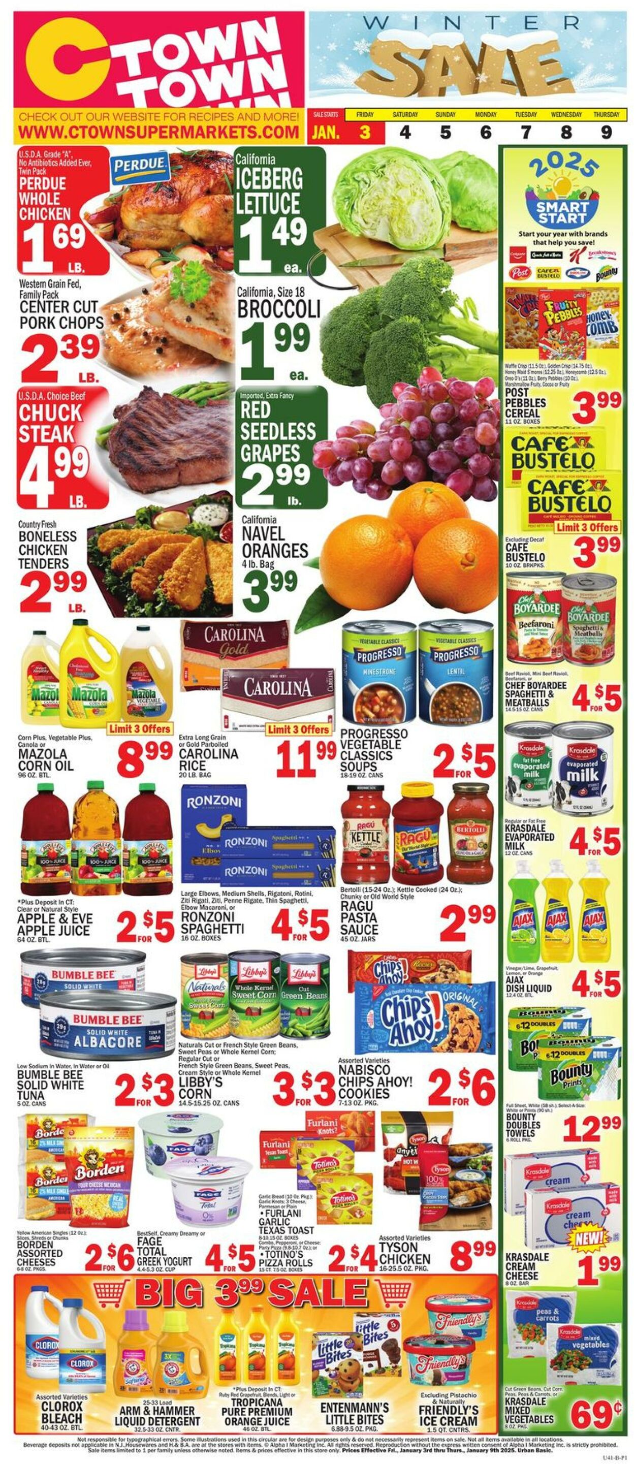 Weekly ad CTown 01/03/2025 - 01/09/2025