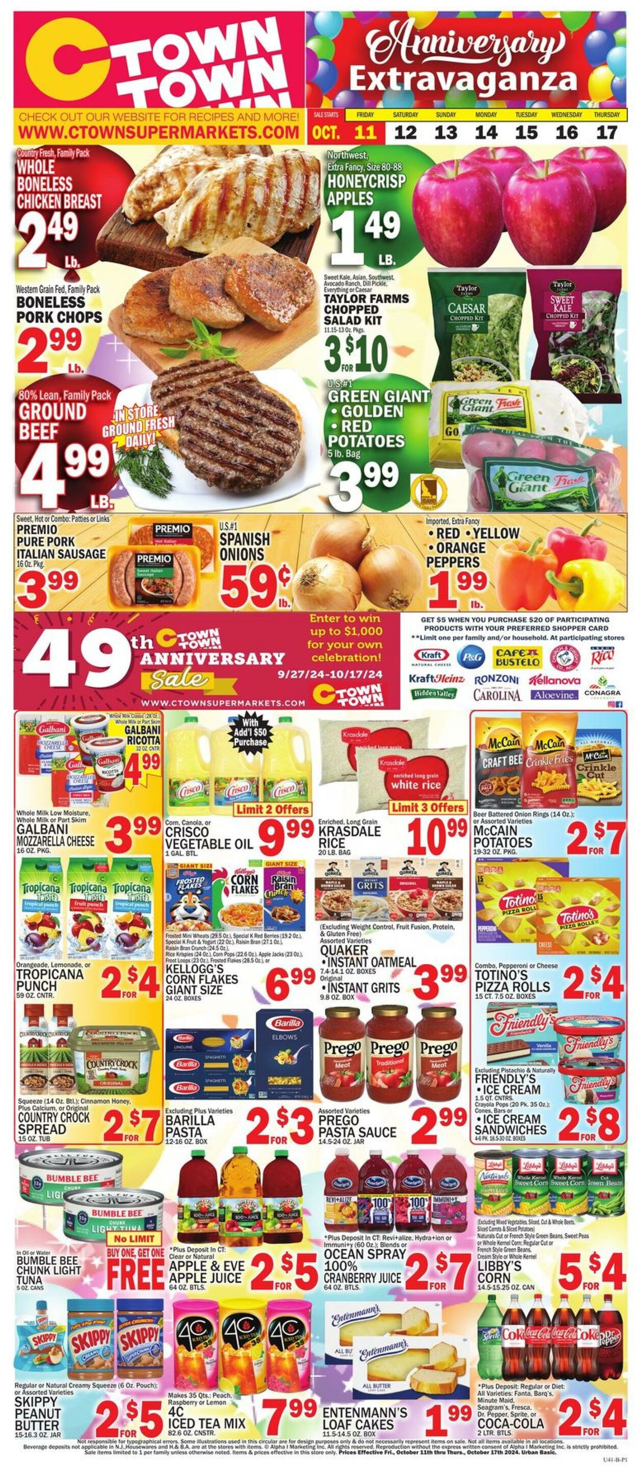 Weekly ad CTown 10/11/2024 - 10/17/2024